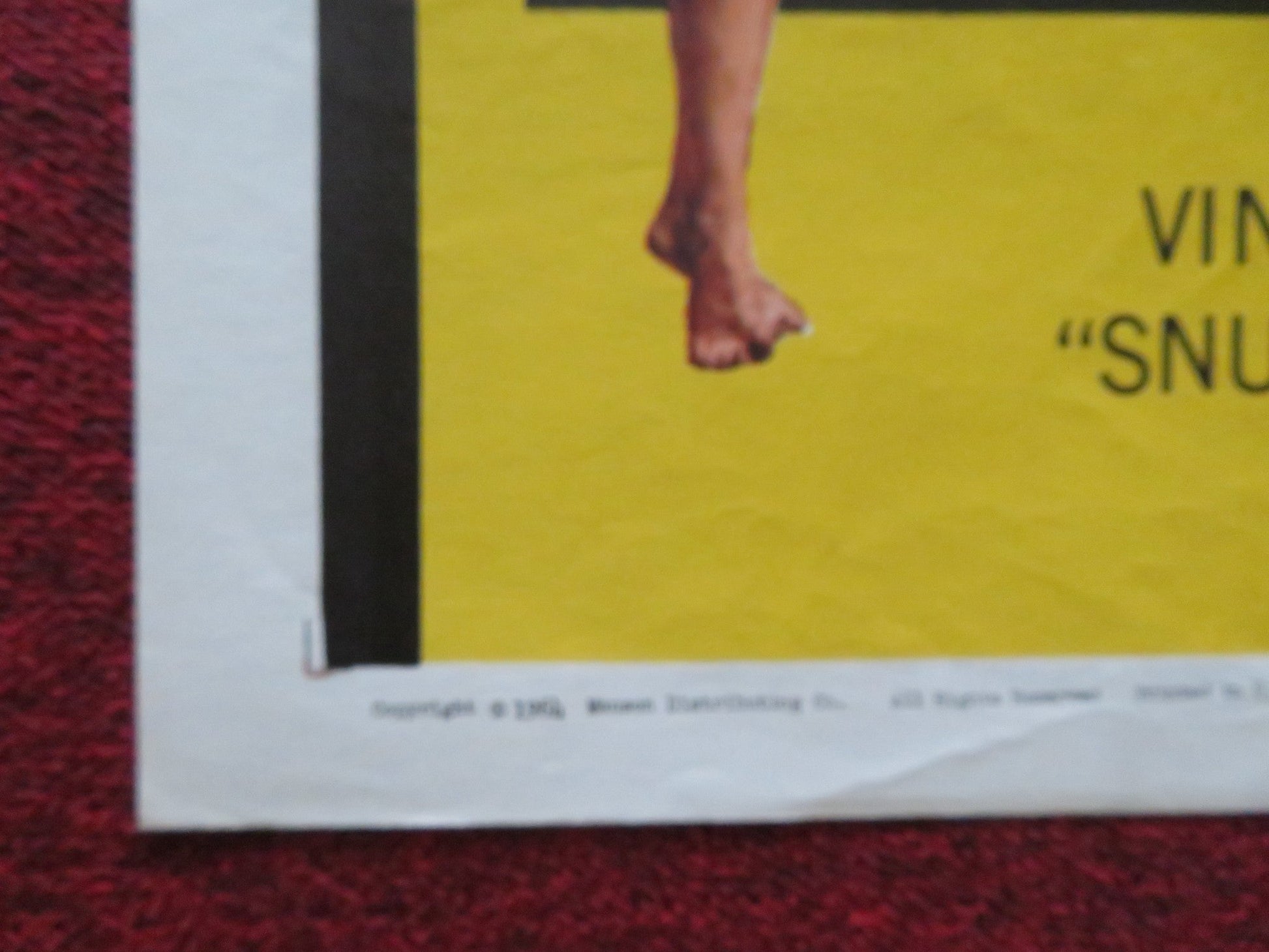 HONEYMOON OF HORROR FOLDED US ONE SHEET POSTER ROBERT PARSONS ABBEY HELLER 1964 Movie posters