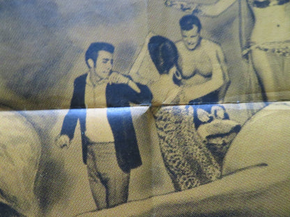 HONEYMOON OF HORROR FOLDED US ONE SHEET POSTER ROBERT PARSONS ABBEY HELLER 1964 Movie posters