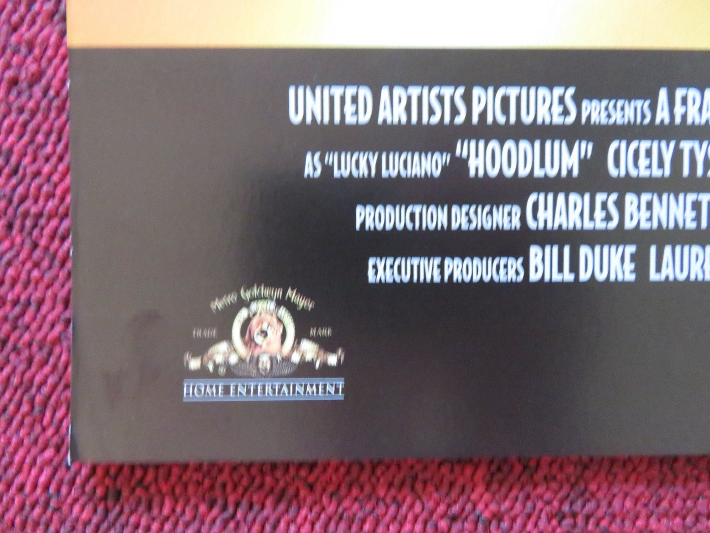 HOODLUM VHS VIDEO POSTER LAURENCE FISHBURNE TIM ROTH 1997 Rendezvous Cinema Movie posters