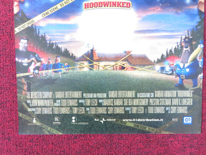 HOODWINKED! ITALIAN LOCANDINA POSTER ANNE HATHAWAY GLENN CLOSE 2005 Rendezvous Cinema Movie posters
