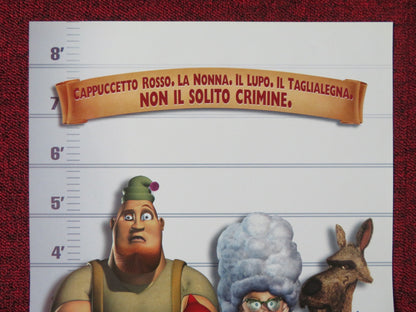 HOODWINKED! ITALIAN LOCANDINA POSTER ANNE HATHAWAY GLENN CLOSE 2005 Rendezvous Cinema Movie posters