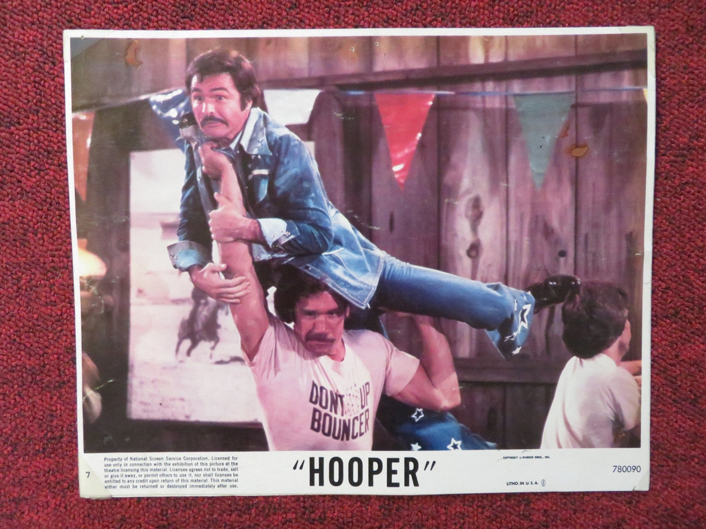 HOOPER - 7 LOBBY CARD BURT REYNOLDS SALLY FIELD 1978 Rendezvous Cinema Movie posters