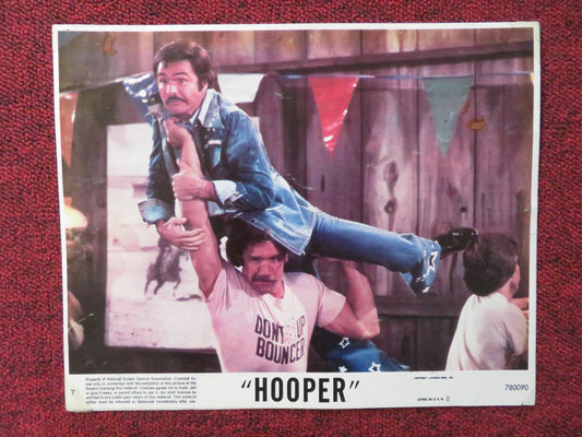 HOOPER - 7 LOBBY CARD BURT REYNOLDS SALLY FIELD 1978 Rendezvous Cinema Movie posters