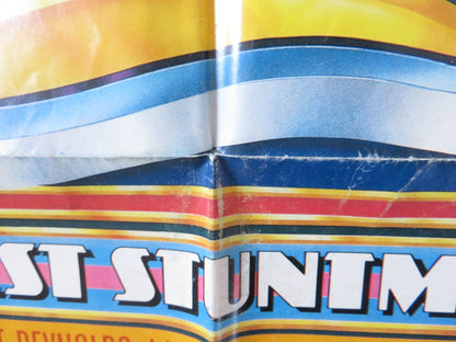 HOOPER - STYLE C FOLDED US ONE SHEET POSTER BURT REYNOLDS SALLY FIELD 1978 Rendezvous Cinema Movie posters