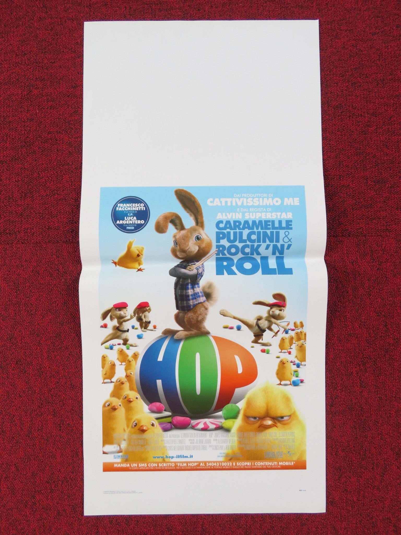 HOP ITALIAN LOCANDINA POSTER JAMES MARSDEN KALEY CUOCO 2011 Rendezvous Cinema Movie posters