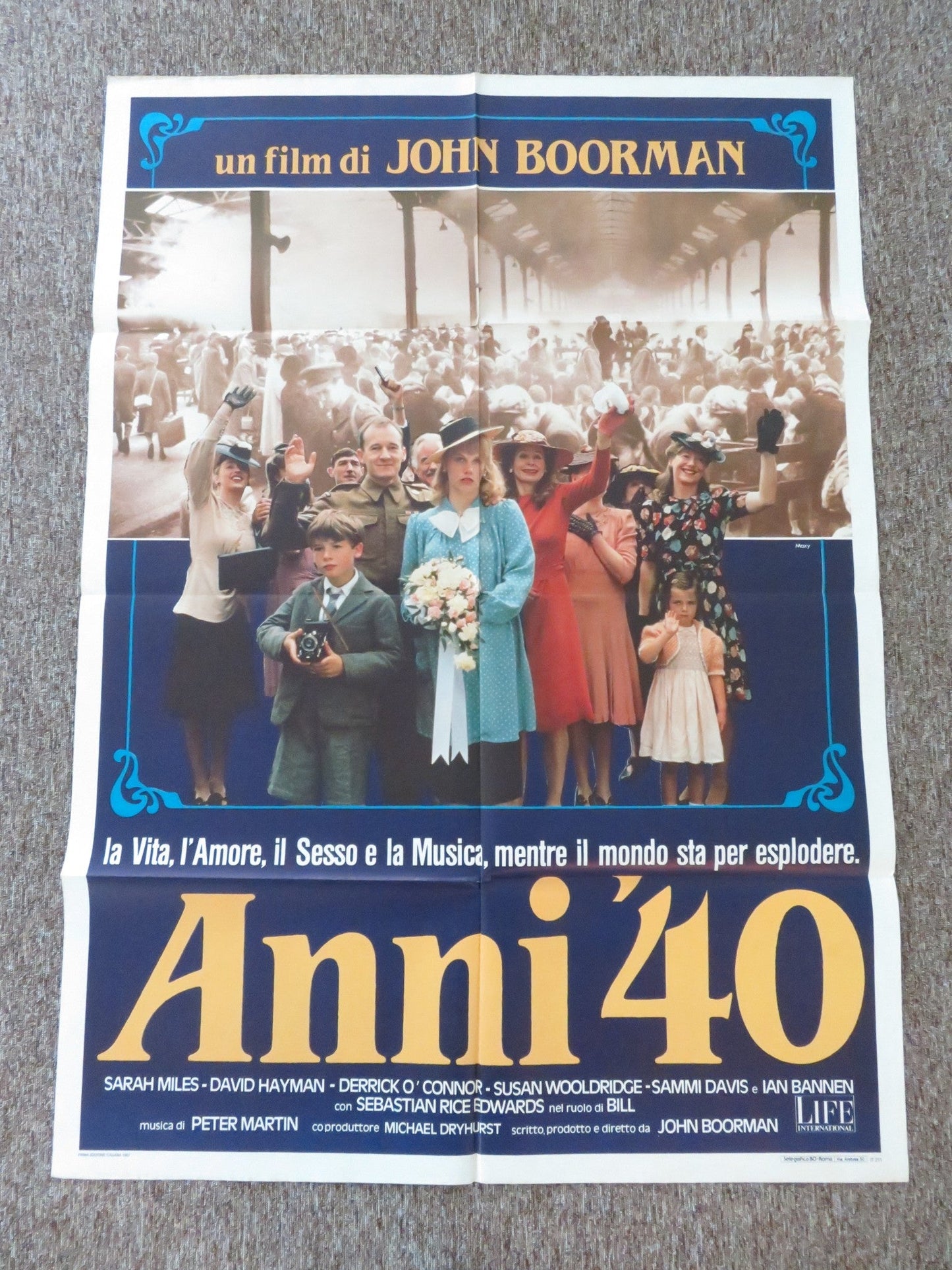 HOPE AND GLORY ITALIAN 2 FOGLIO POSTER SARAH MILES DAVID HAYMAN 1987 Rendezvous Cinema Movie posters