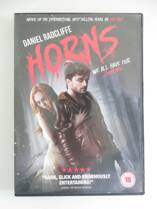 Horns (DVD) Daniel Radcliffe Juno Temple 2013 Region 2 Movie posters
