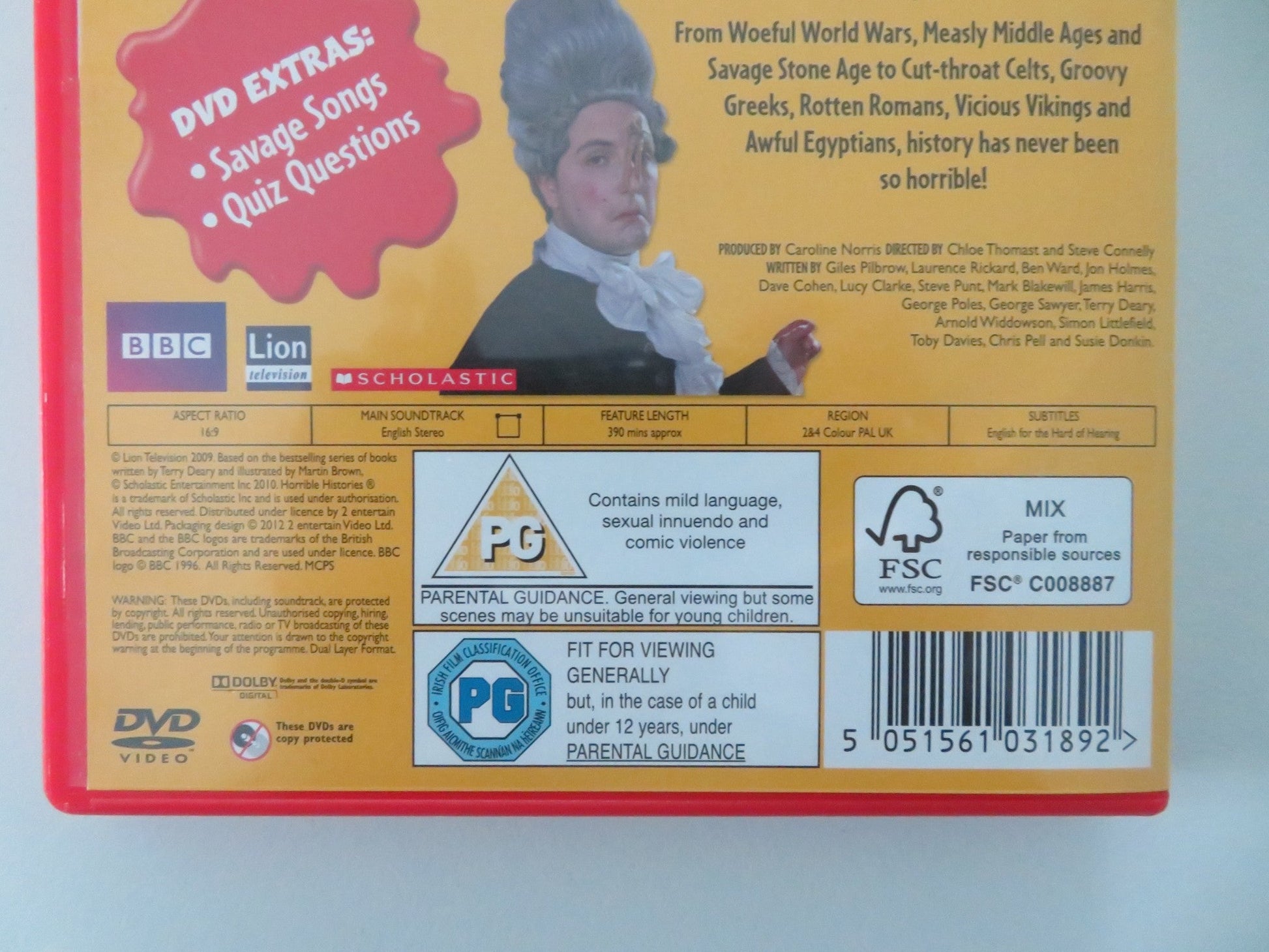Horrible Histories Series One (DVD) Jim Howick Simon Farnaby 2009 Region 2, 4 Movie posters