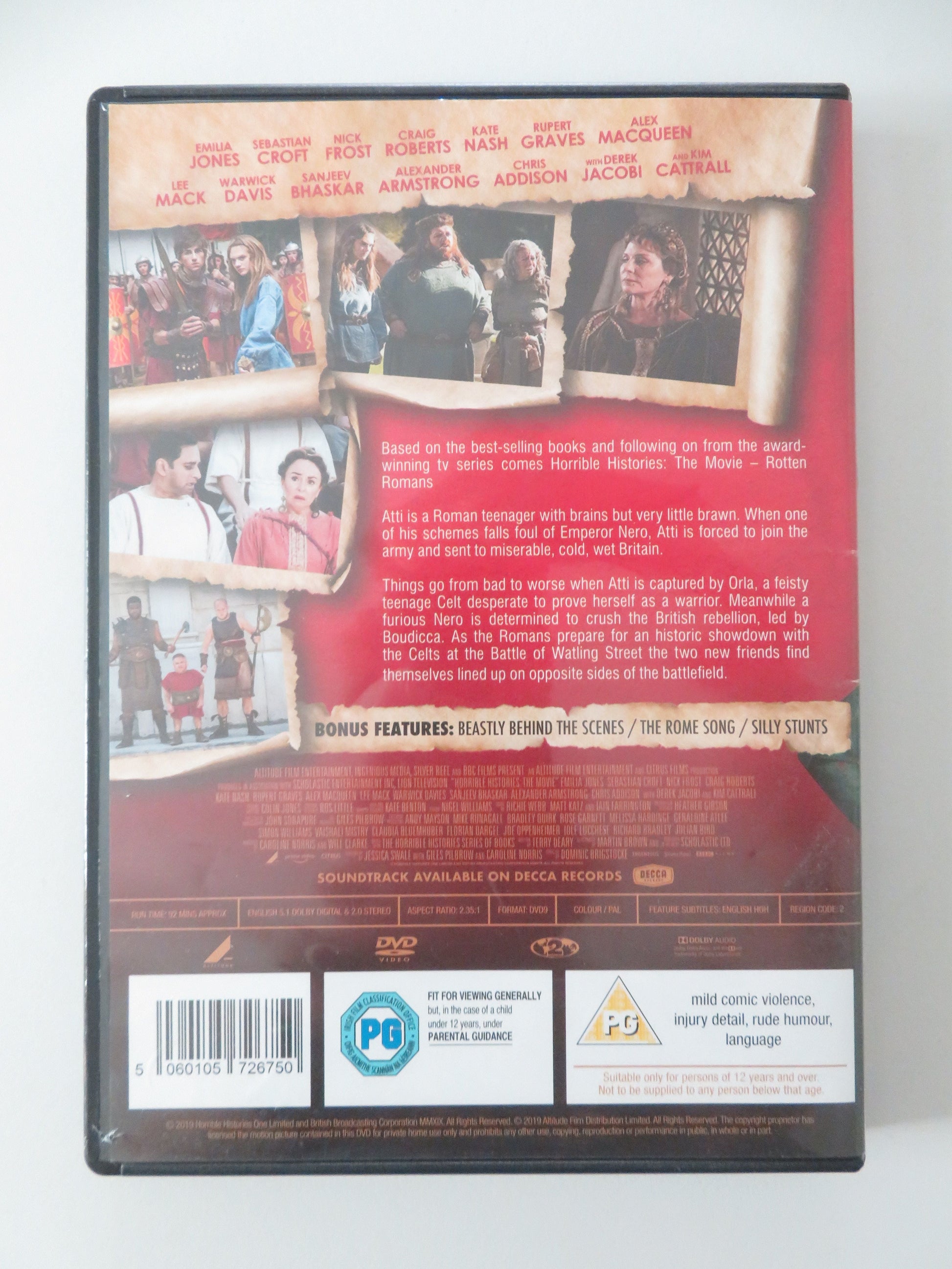 Horrible Histories: The Movie - Rotten Romans (DVD) Nick Frost 2019 Region 2 Movie posters