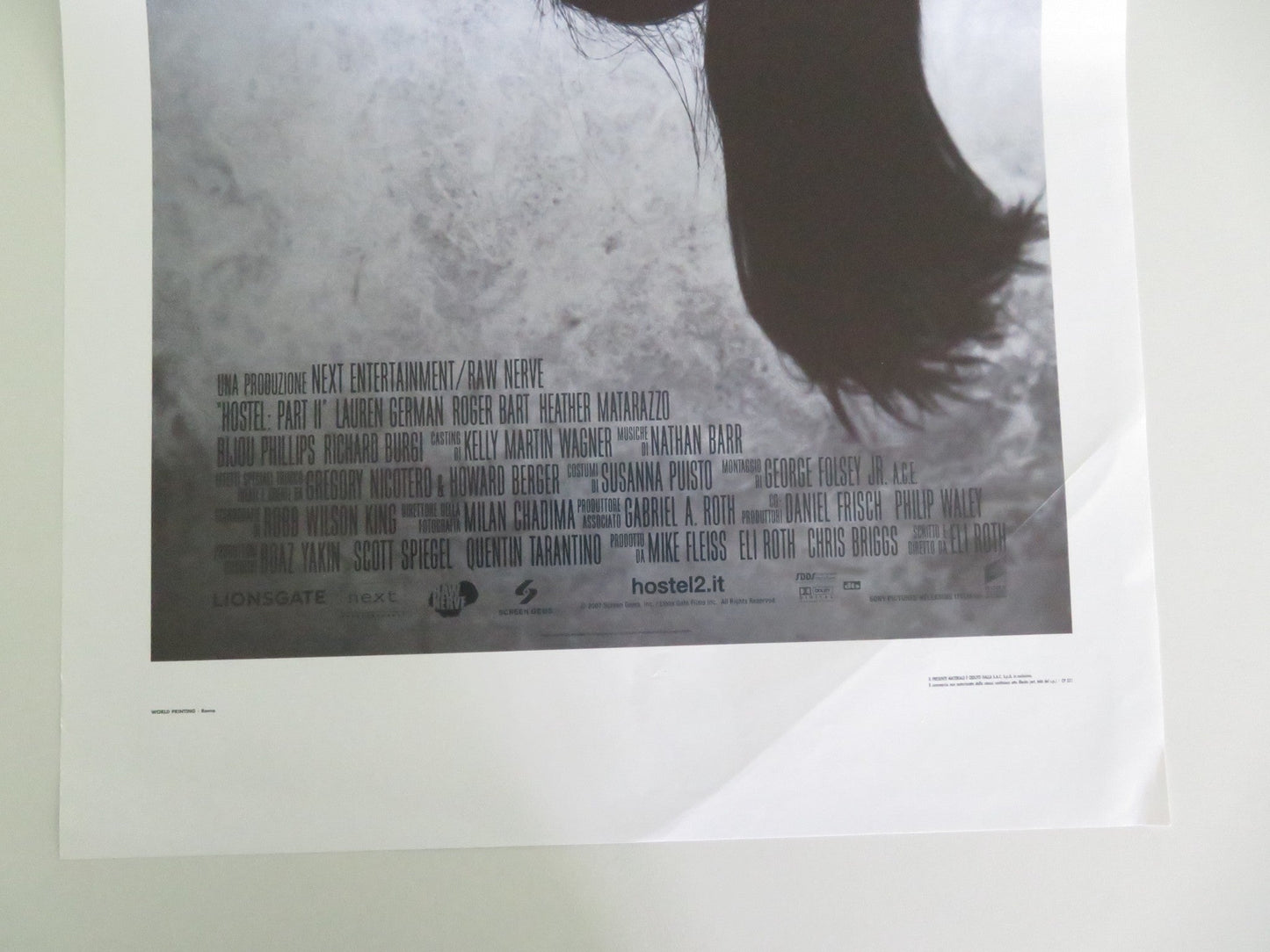 Hostel: Part II Italian Locandina Poster Lauren German Roger Bart 2007 Movie posters