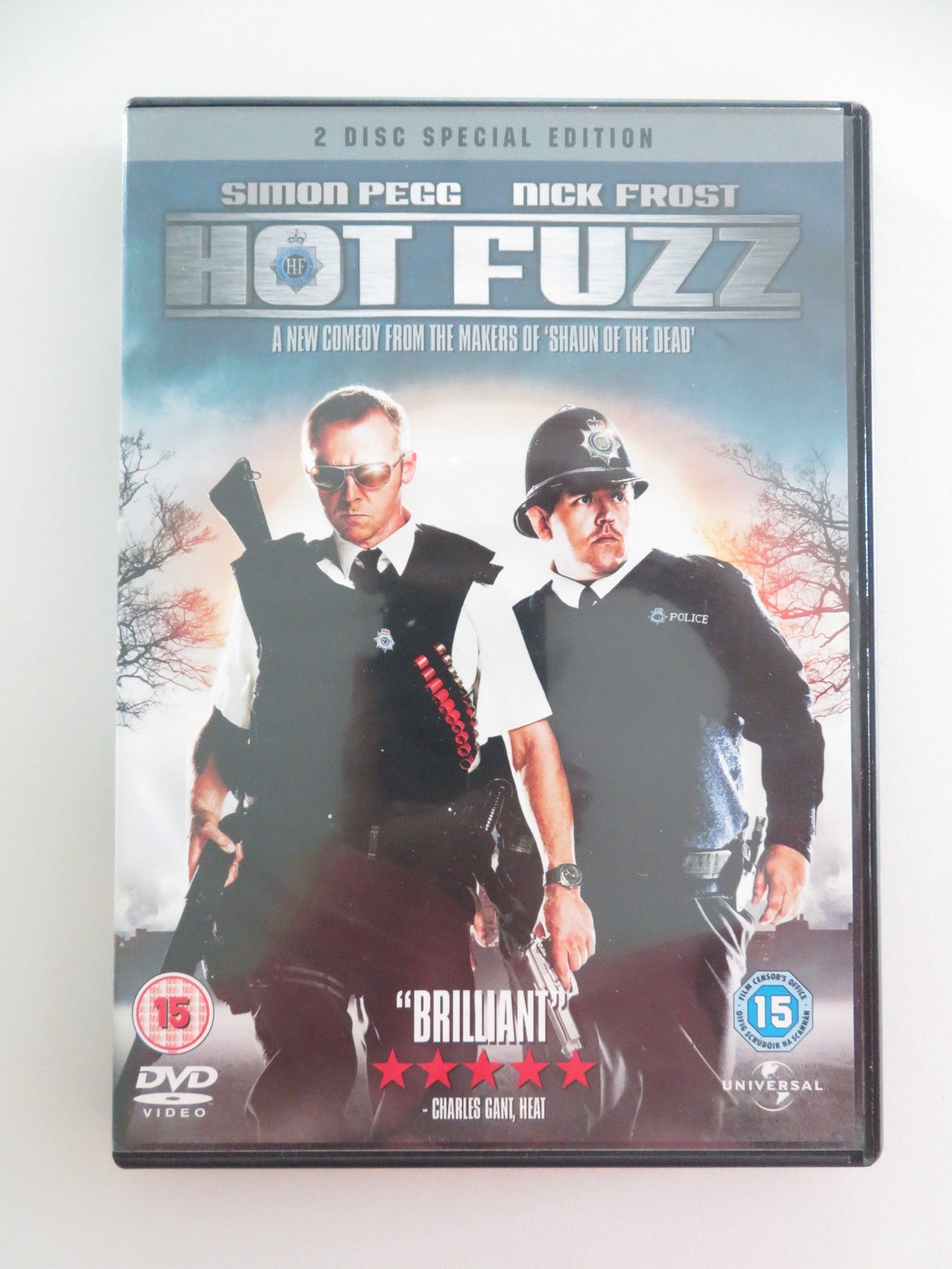 HOT FUZZ - 2 DISC SPECIAL EDITION (DVD) SIMON PEGG NICK FROST 2007 REGION 2,4 Movie posters