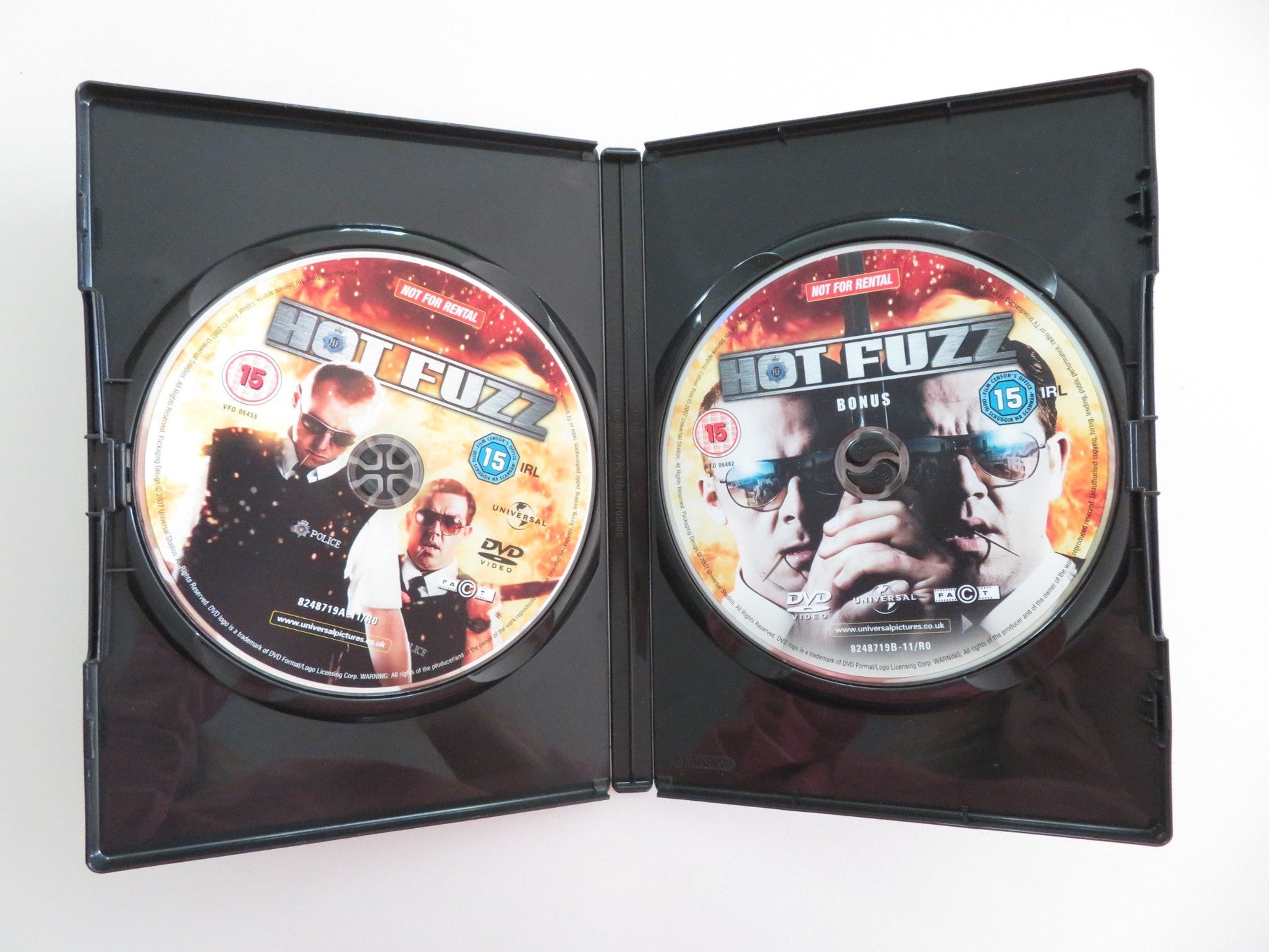 HOT FUZZ - 2 DISC SPECIAL EDITION (DVD) SIMON PEGG NICK FROST 2007 REGION 2,4 Movie posters