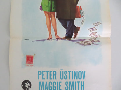 HOT MILLIONS ITALIAN LOCANDINA POSTER PETER USTINOV MAGGIE SMITH 1968 Movie posters
