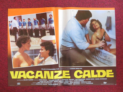 HOT RESORT - D ITALIAN FOTOBUSTA POSTER CANNON TOM PARSEKIAN MICHAEL KERZ 1985 Rendezvous Cinema Movie posters