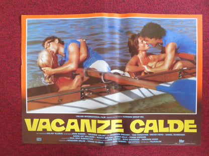 HOT RESORT - E ITALIAN FOTOBUSTA POSTER CANNON TOM PARSEKIAN MICHAEL KERZ 1985 Rendezvous Cinema Movie posters