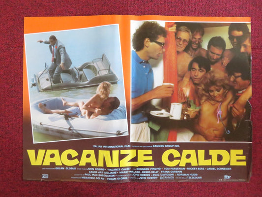 HOT RESORT - F ITALIAN FOTOBUSTA POSTER CANNON TOM PARSEKIAN MICHAEL KERZ 1985 Rendezvous Cinema Movie posters