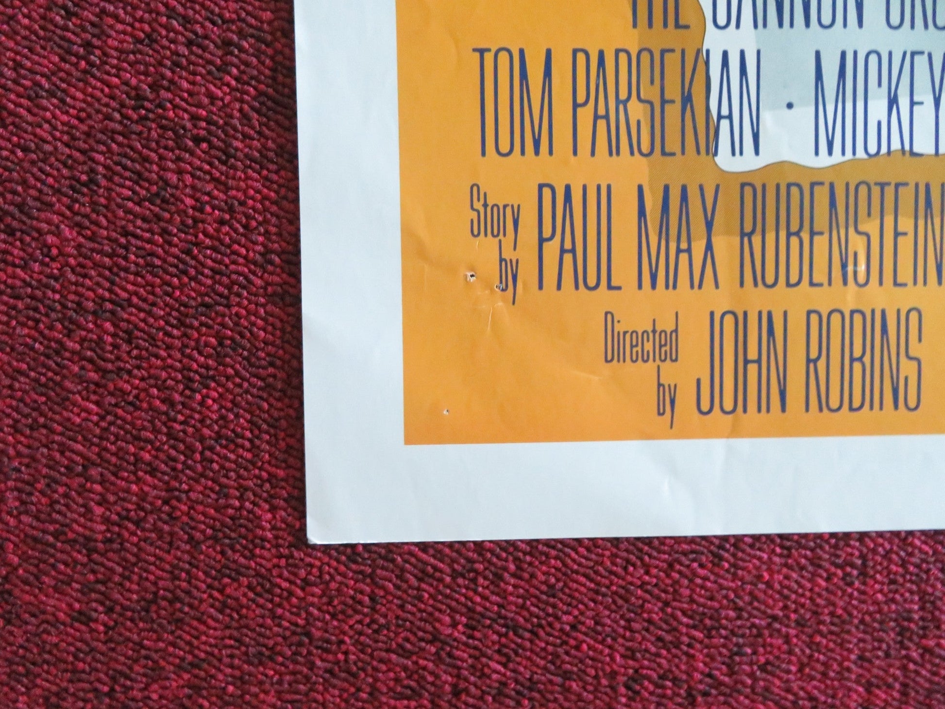 HOT RESORT FOLDED US ONE SHEET POSTER CANNON TOM PARSEKIAN MICHAEL BERZ 1985 - Rendezvous Cinema