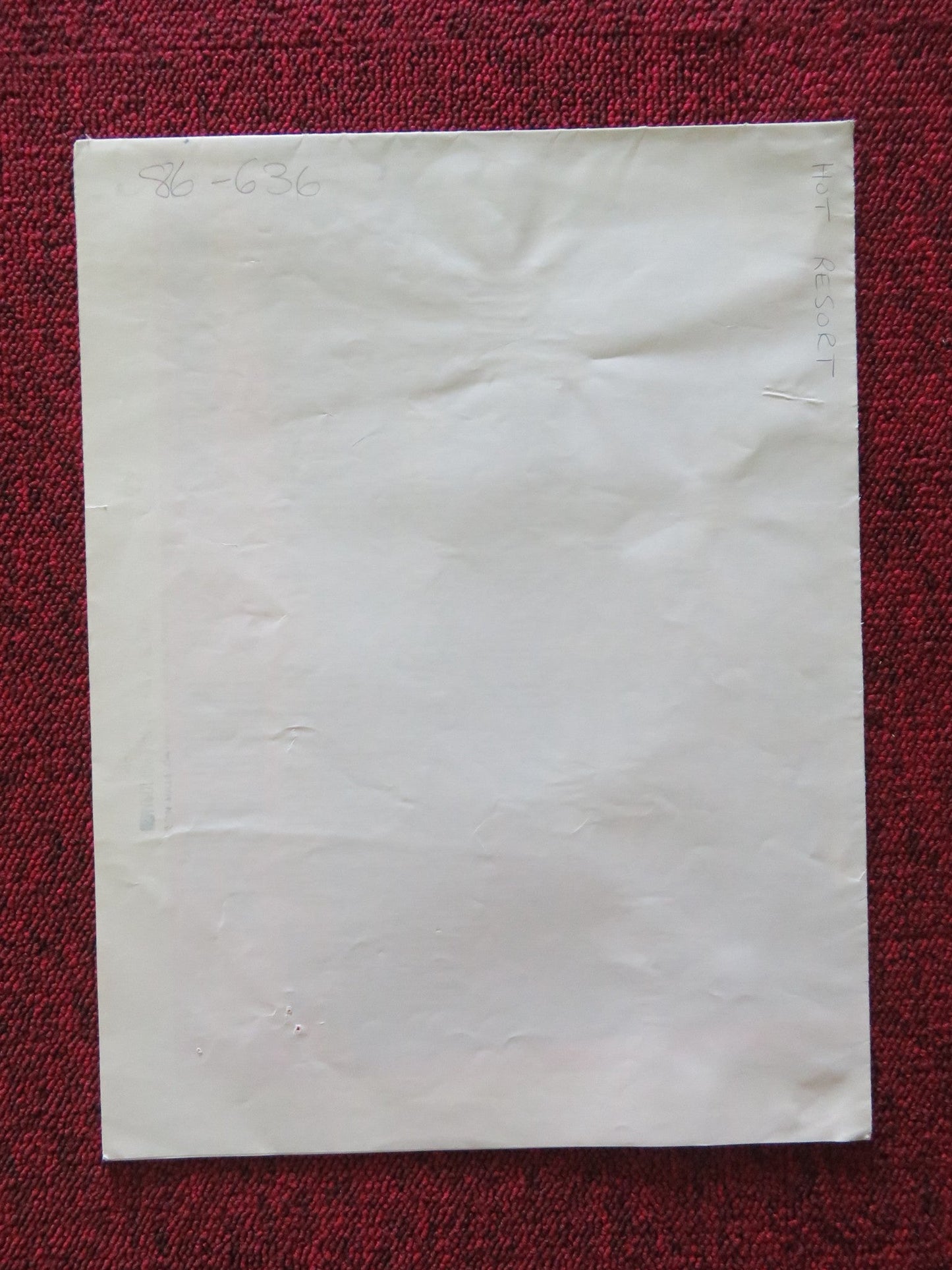 HOT RESORT FOLDED US ONE SHEET POSTER CANNON TOM PARSEKIAN MICHAEL BERZ 1985 - Rendezvous Cinema