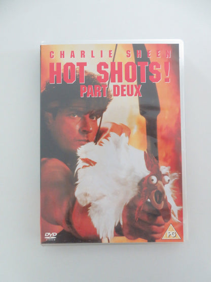 HOT SHOTS! PART DEUX (DVD) CHARLIE SHEEN LLOYD BRIDGES 1993 REGION 2 Movie posters