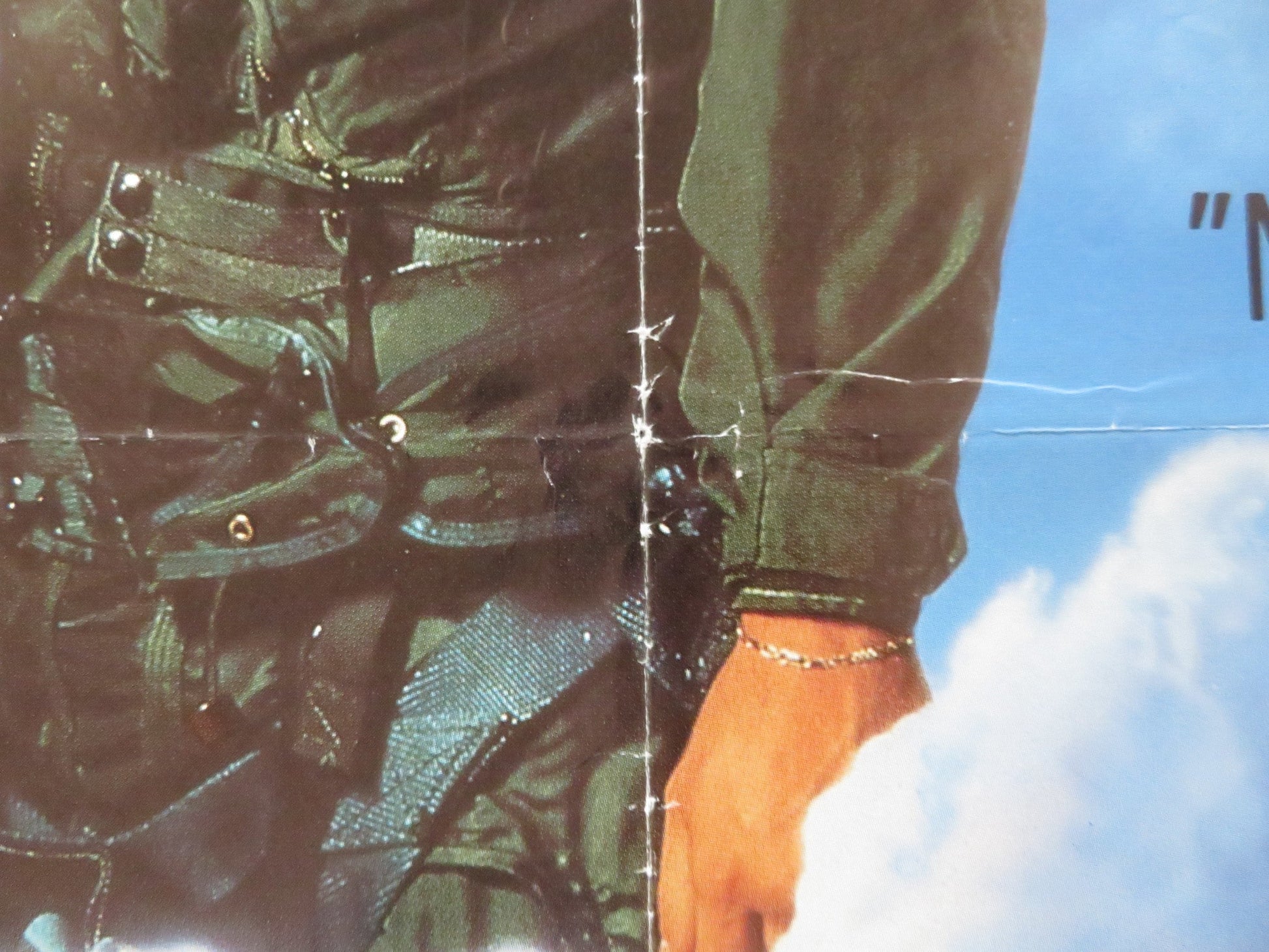 HOT SHOTS! UK QUAD ROLLED POSTER CHARLIE SHEEN CARY ELWES 1991 Rendezvous Cinema Movie posters