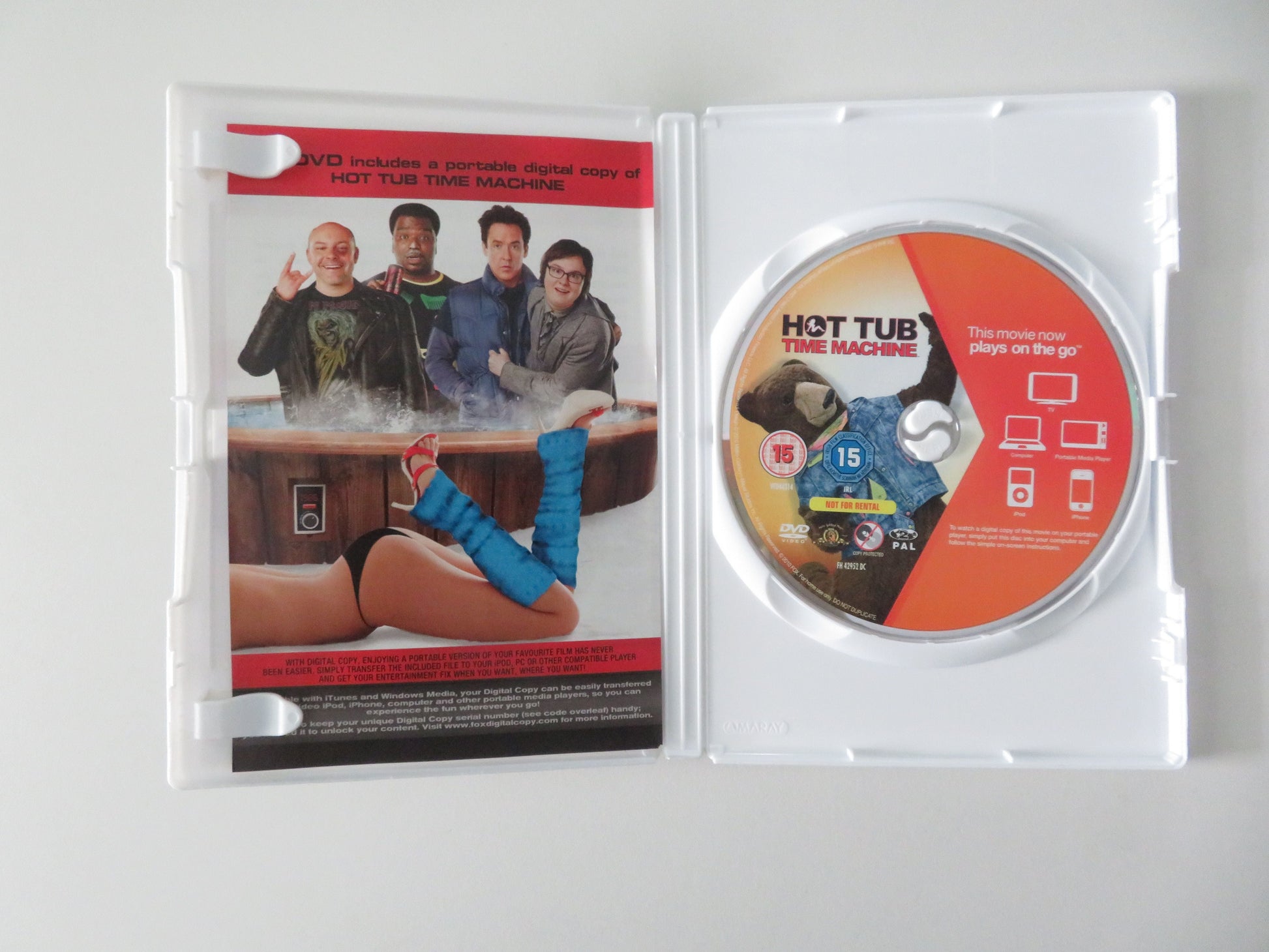 Hot Tub Time Machine (DVD) John Cusack Rob Corddry 2010 Region 2 Movie posters