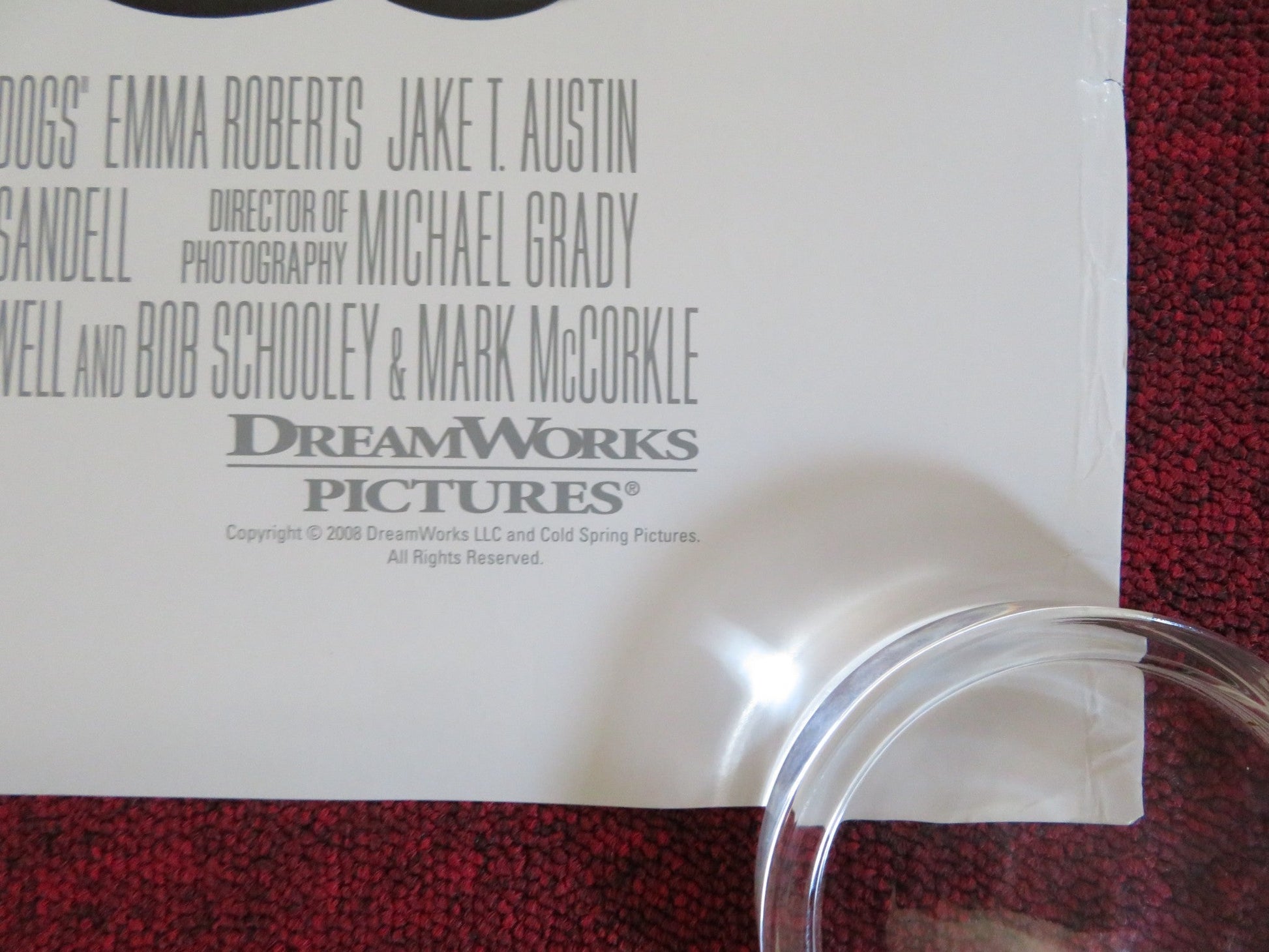 HOTEL FOR DOGS US ONE SHEET ROLLED POSTER EMMA ROBERTS LISA KUDROW 2009 Rendezvous Cinema Movie posters