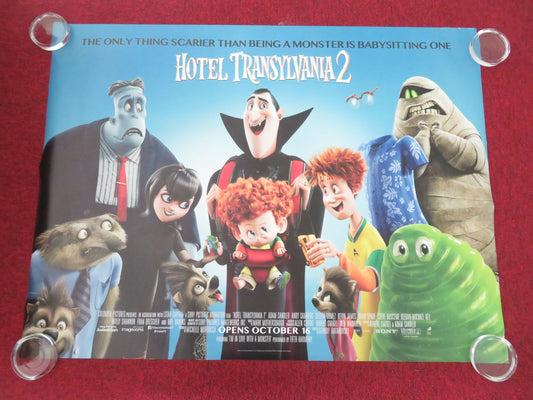 Hotel Transylvania 2 UK Quad Rolled Poster Adam Sandler Selena Gomez 2015 Movie posters