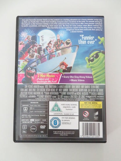 Hotel Transylvania 3 - B (DVD) Adam Sandler A. Samberg S. Gomez 2018 Region 2 Movie posters