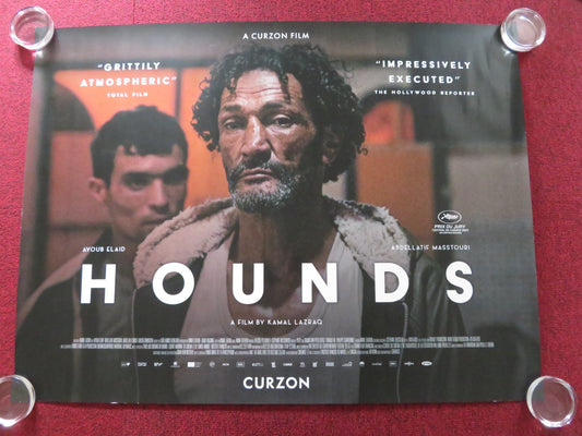 HOUNDS UK QUAD ROLLED POSTER AYOUB ELAID ABDELLATIF MASSTOURI 2023 Rendezvous Cinema Movie posters