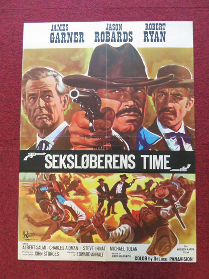 HOUR OF THE GUN DANISH POSTER ROLLED JAMES GARNER JASON ROBARDS 1968 Rendezvous Cinema Movie posters