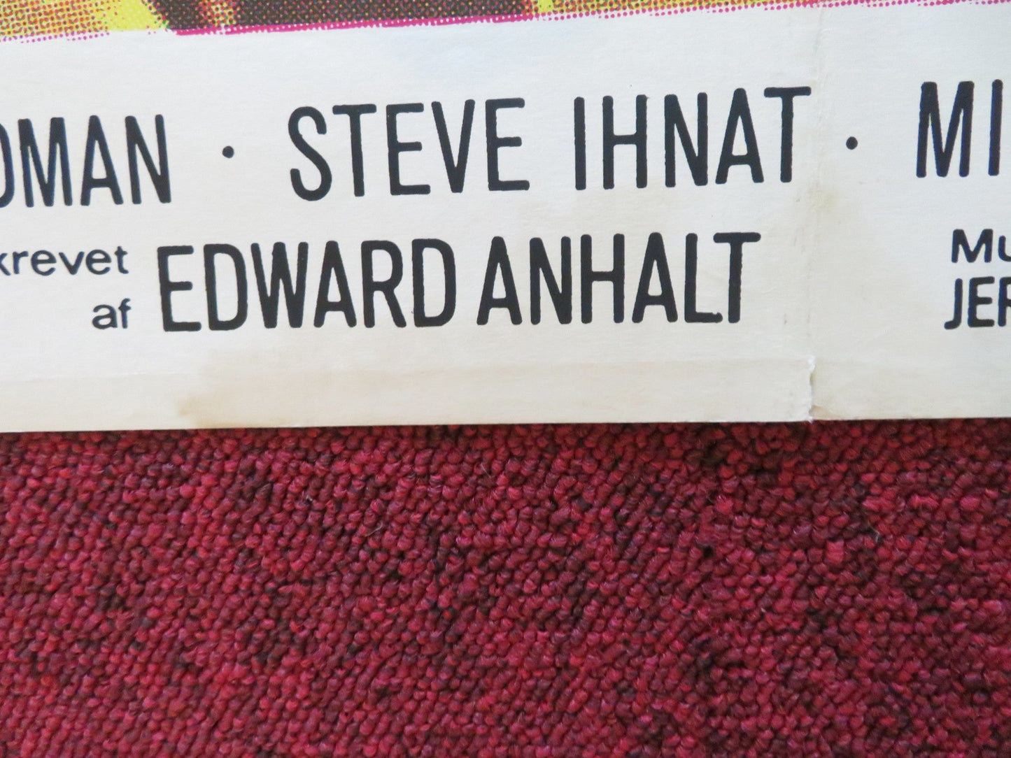 HOUR OF THE GUN DANISH POSTER ROLLED JAMES GARNER JASON ROBARDS 1968 Rendezvous Cinema Movie posters