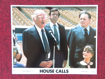 HOUSE CALLS - 1 LOBBY CARD WALTER MATTHAU GLENDA JACKSON 1978 Rendezvous Cinema Movie posters
