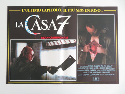 HOUSE III: THE HORROR SHOW - A ITALIAN FOTOBUSTA POSTER LANCE HENRIKSEN 1989 Movie posters