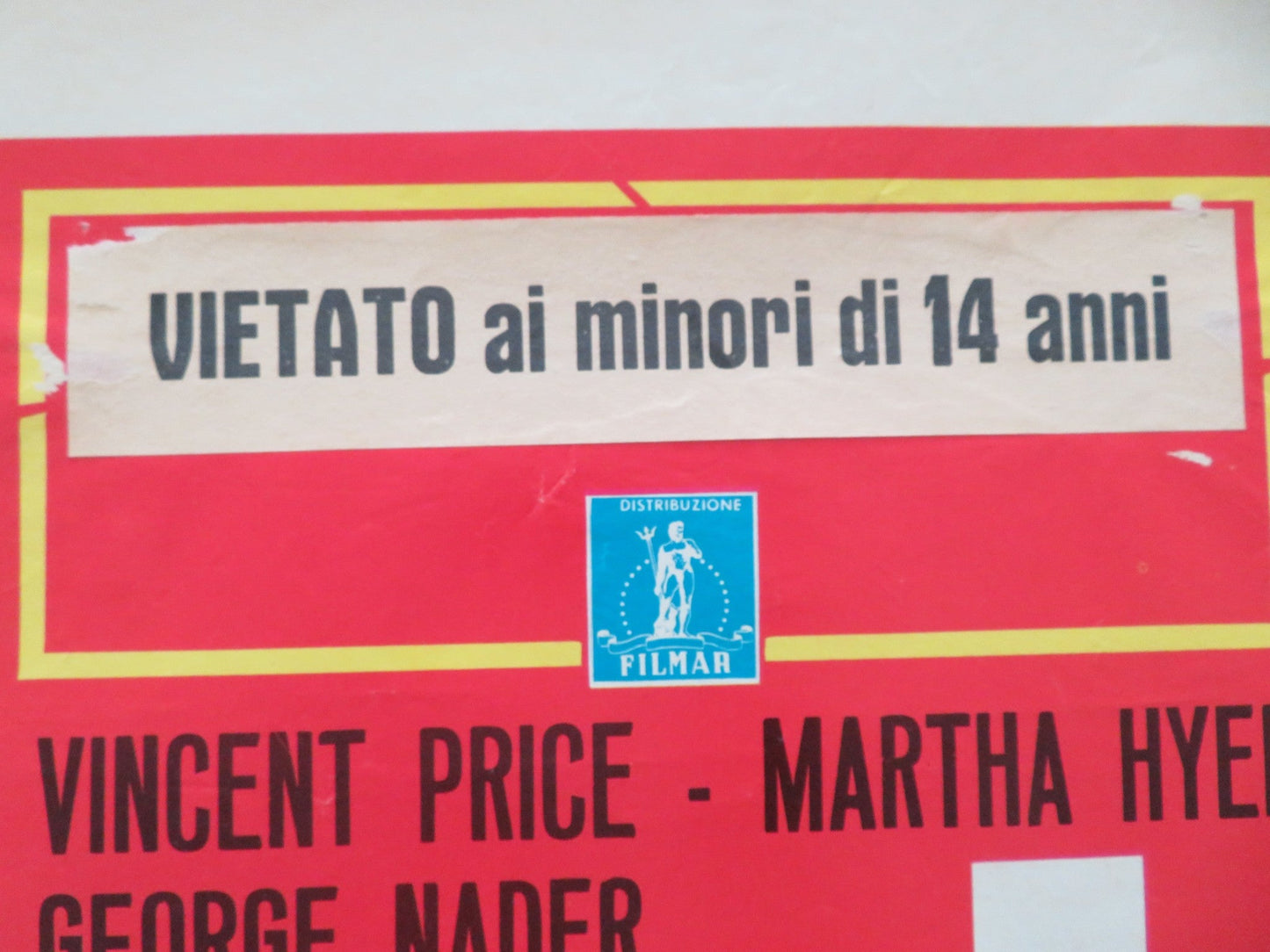 HOUSE OF 1,000 DOLLS ITALIAN LOCANDINA POSTER VINCENT PRICE MARTHA HYER 1969 Movie posters