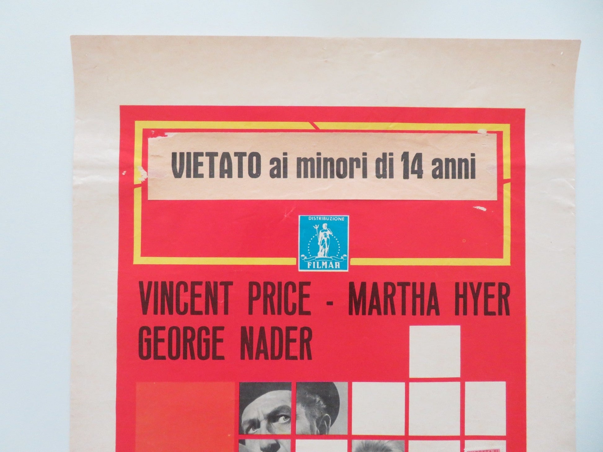 HOUSE OF 1,000 DOLLS ITALIAN LOCANDINA POSTER VINCENT PRICE MARTHA HYER 1969 Movie posters