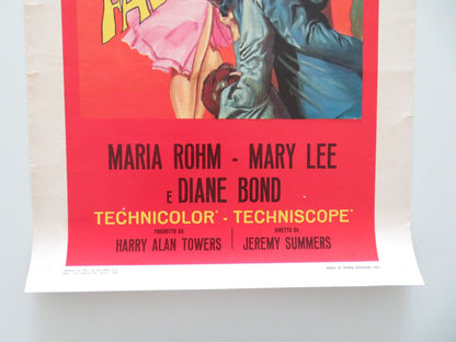 HOUSE OF 1,000 DOLLS ITALIAN LOCANDINA POSTER VINCENT PRICE MARTHA HYER 1969 Movie posters