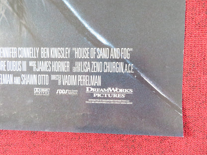 HOUSE OF SAND AND FOG US ONE SHEET ROLLED POSTER J. CONNOLLY KINGSLEY 2003 Rendezvous Cinema Movie posters