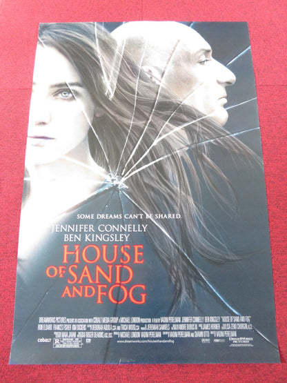 HOUSE OF SAND AND FOG US ONE SHEET ROLLED POSTER J. CONNOLLY KINGSLEY 2003 Rendezvous Cinema Movie posters