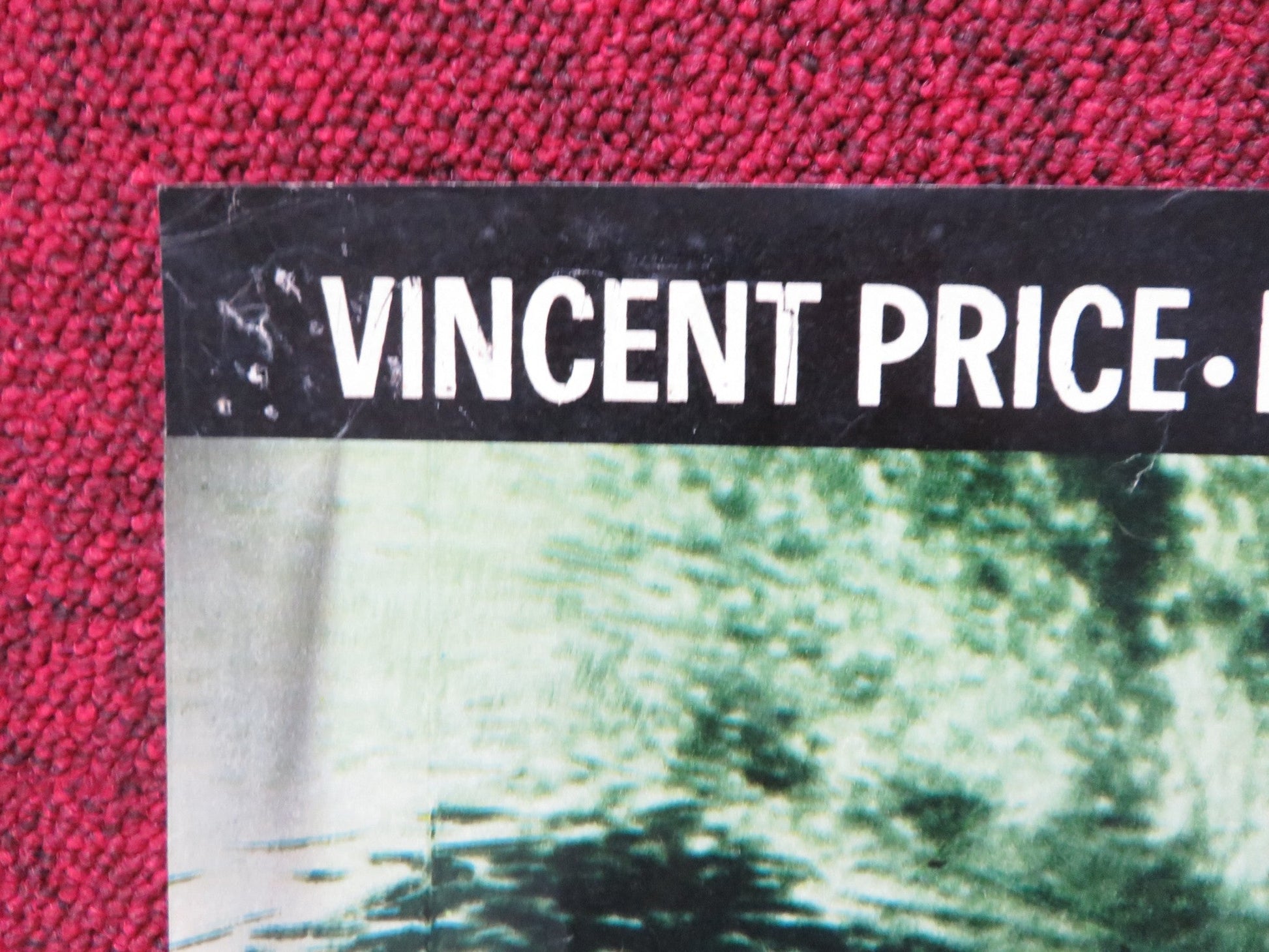 HOUSE OF USHER - A ITALIAN FOTOBUSTA POSTER VINCENT PRICE MARK DAMON 1960 Rendezvous Cinema Movie posters