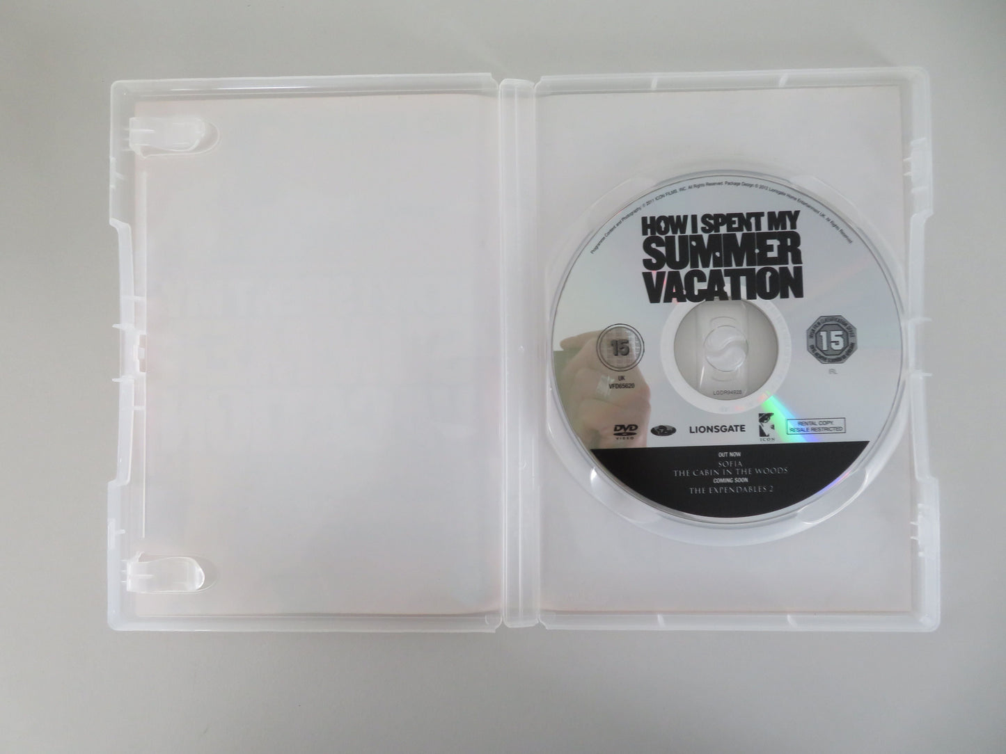 How I Spent My Summer Vacation (DVD) Mel Gibson 2012 Region 2 Movie posters