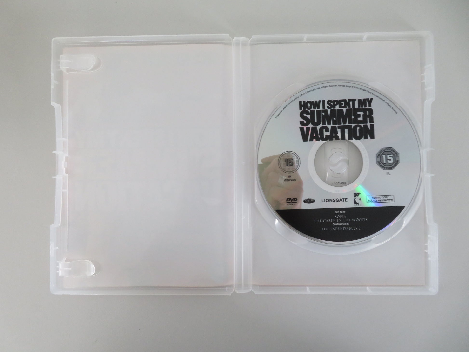 How I Spent My Summer Vacation (DVD) Mel Gibson 2012 Region 2 Movie posters