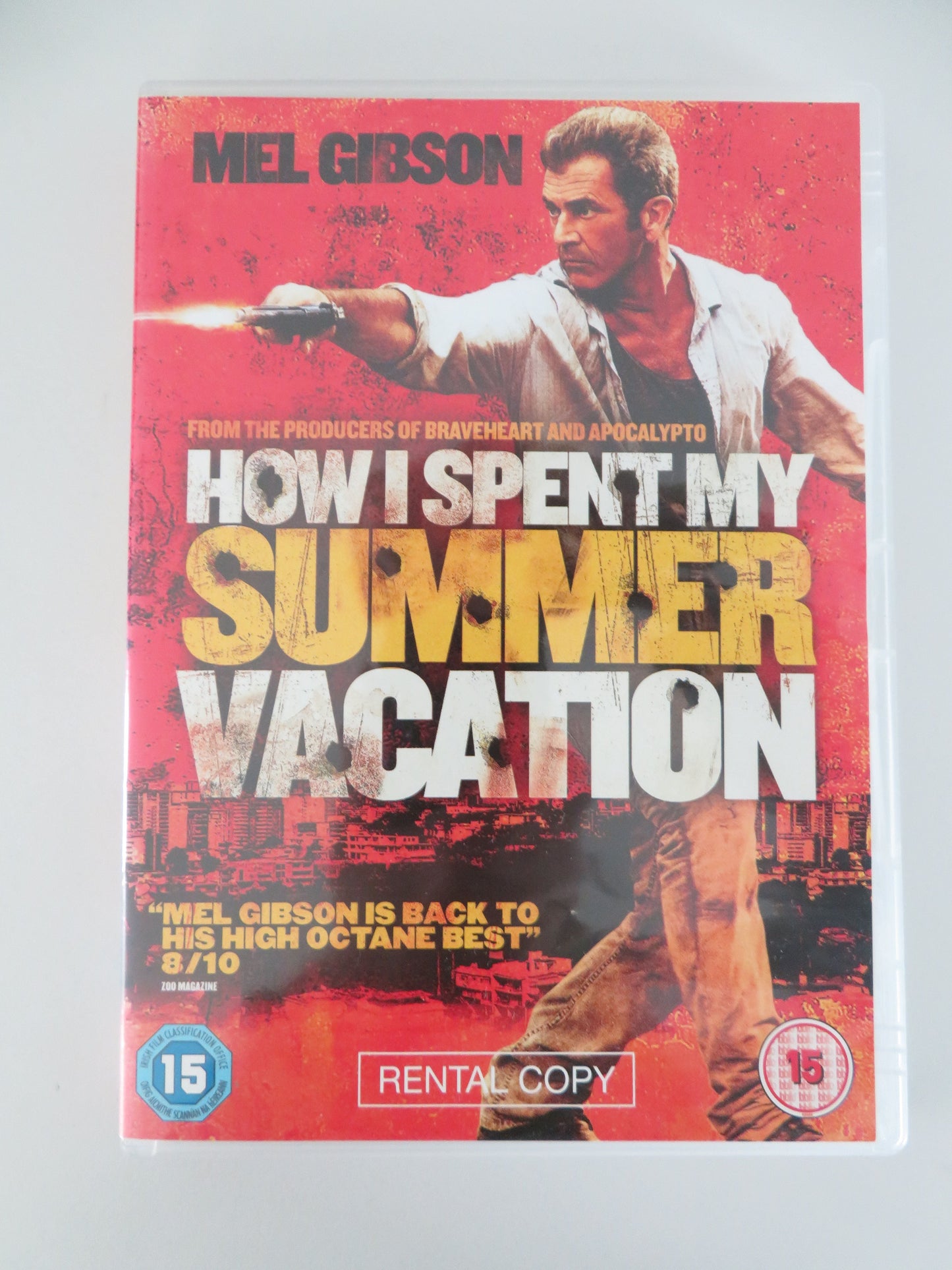 How I Spent My Summer Vacation (DVD) Mel Gibson 2012 Region 2 Movie posters