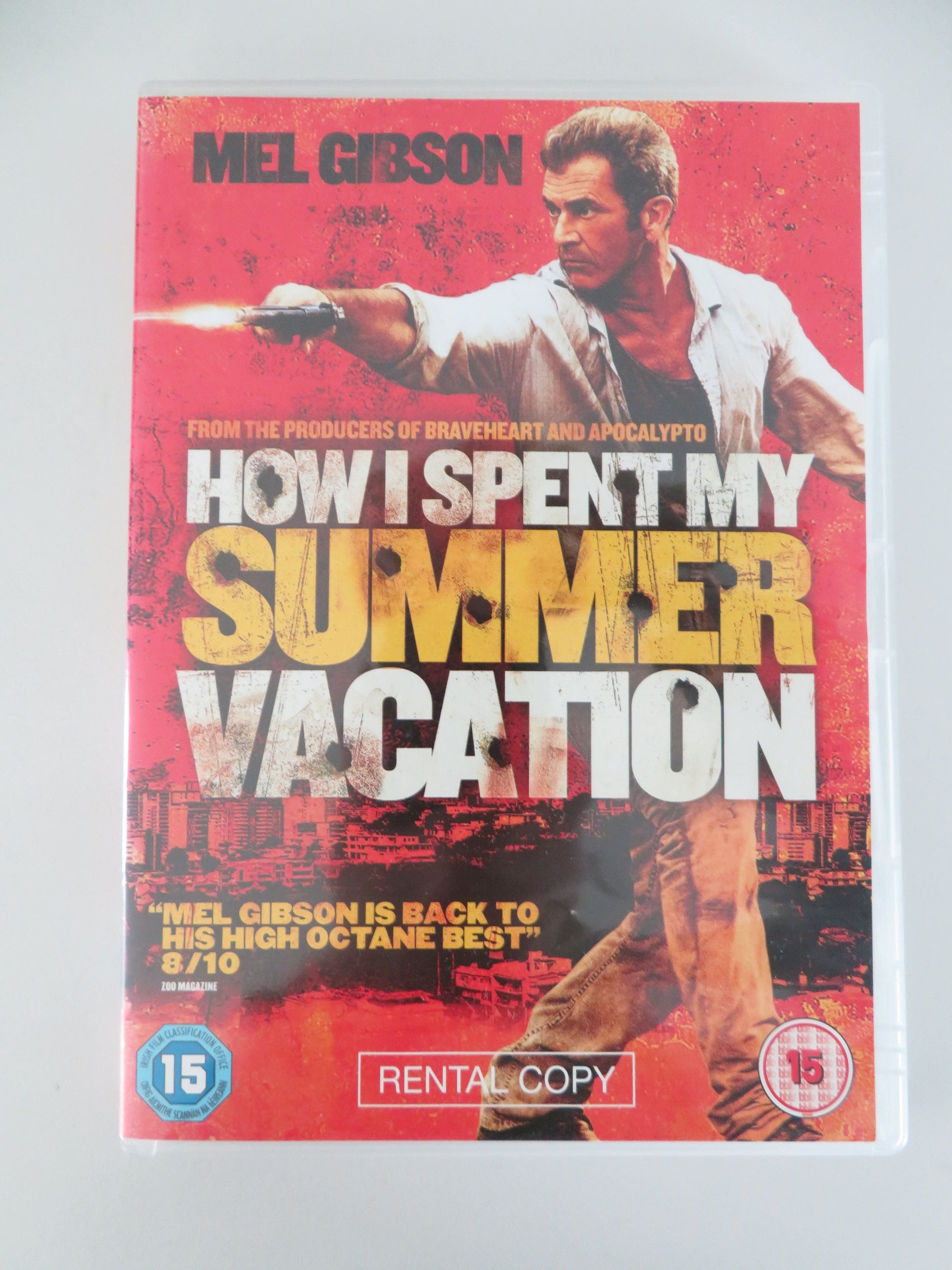 How I Spent My Summer Vacation (DVD) Mel Gibson 2012 Region 2 Movie posters