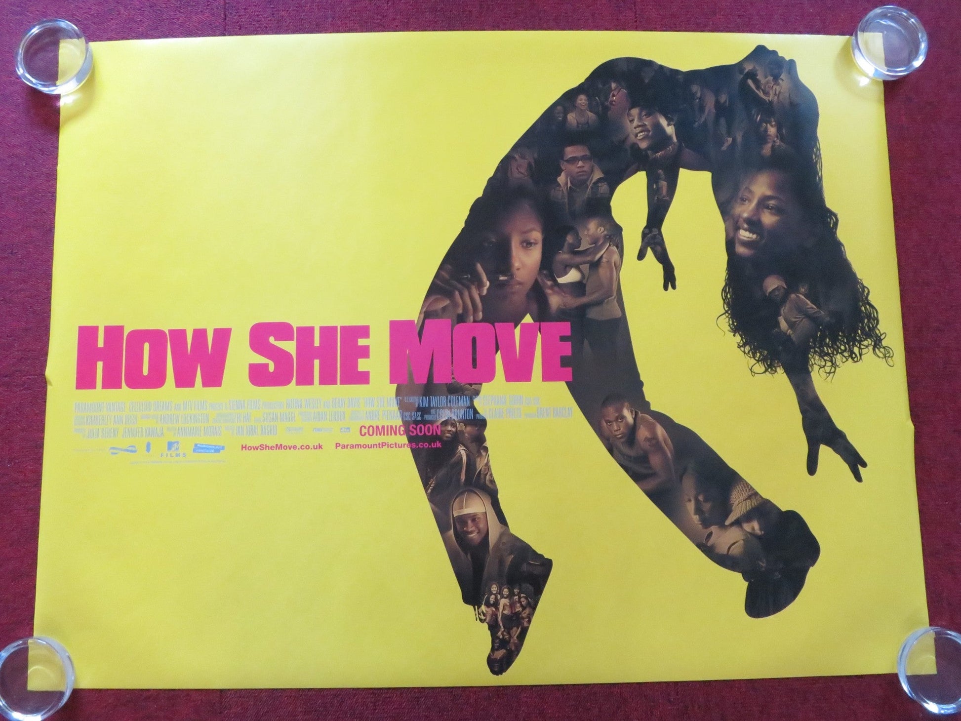 HOW SHE MOVE UK QUAD ROLLED POSTER TRE ARMSTRONG BOYD BANKS 2007 Rendezvous Cinema Movie posters