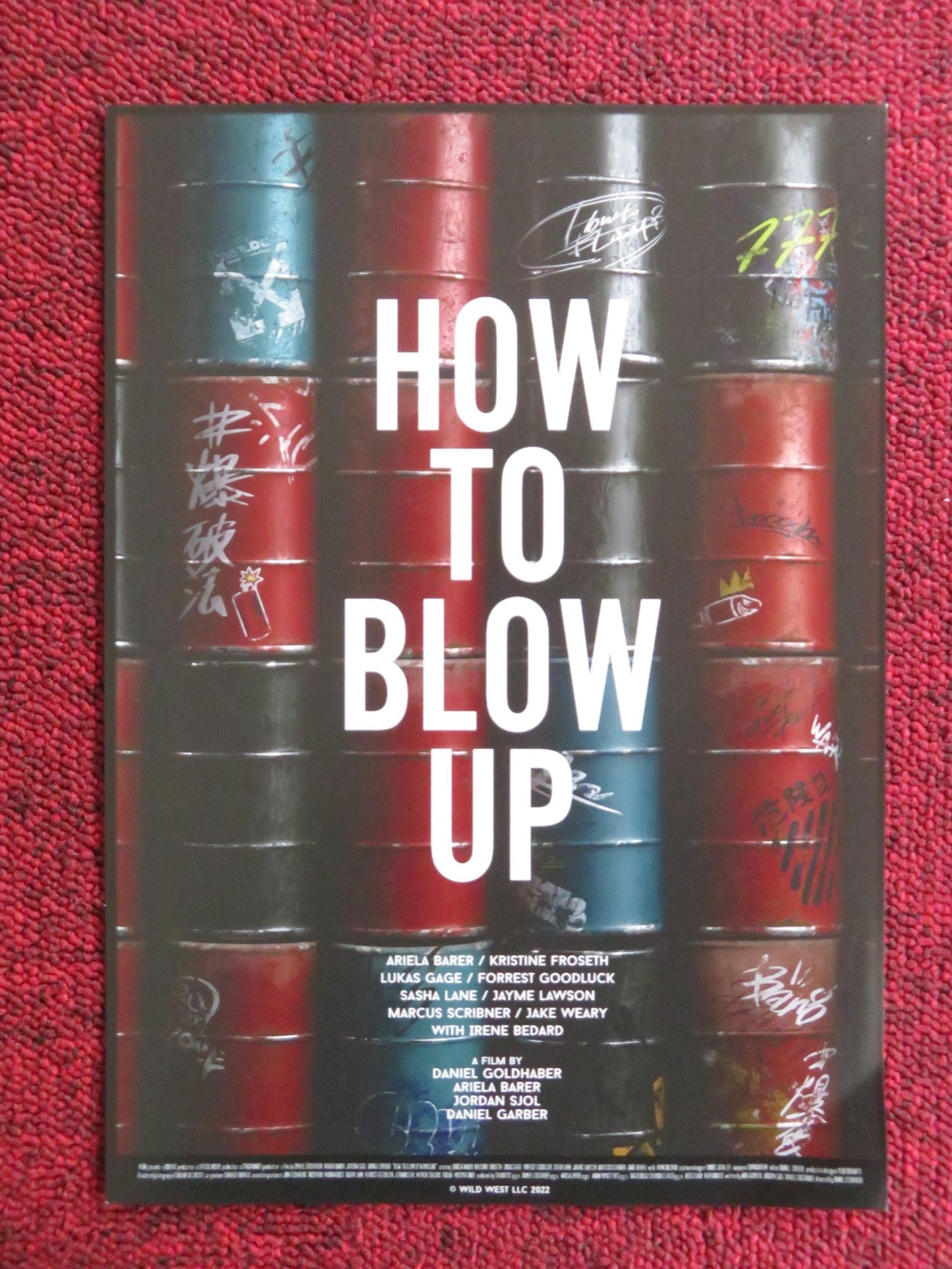 HOW TO BLOW UP A PIPELINE - B JAPANESE CHIRASHI (B5) POSTER ARIELA BARER 2022 Rendezvous Cinema Movie posters