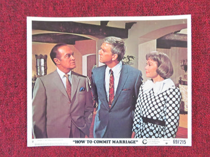 HOW TO COMMIT MARRIAGE - 2 LOBBY CARD BOB HOPE JACKIE GLEASON 1969 Rendezvous Cinema Movie posters