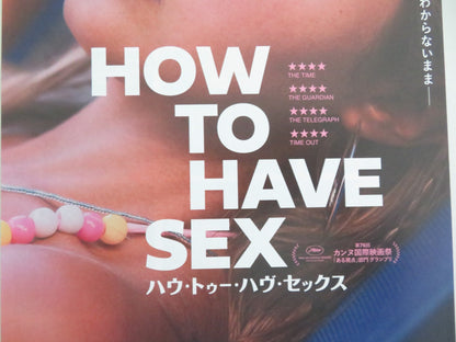HOW TO HAVE SEX JAPANESE CHIRASHI (B5) POSTER ANNA ANTONIADES MCKENNA - BRUCE 2023 Movie posters