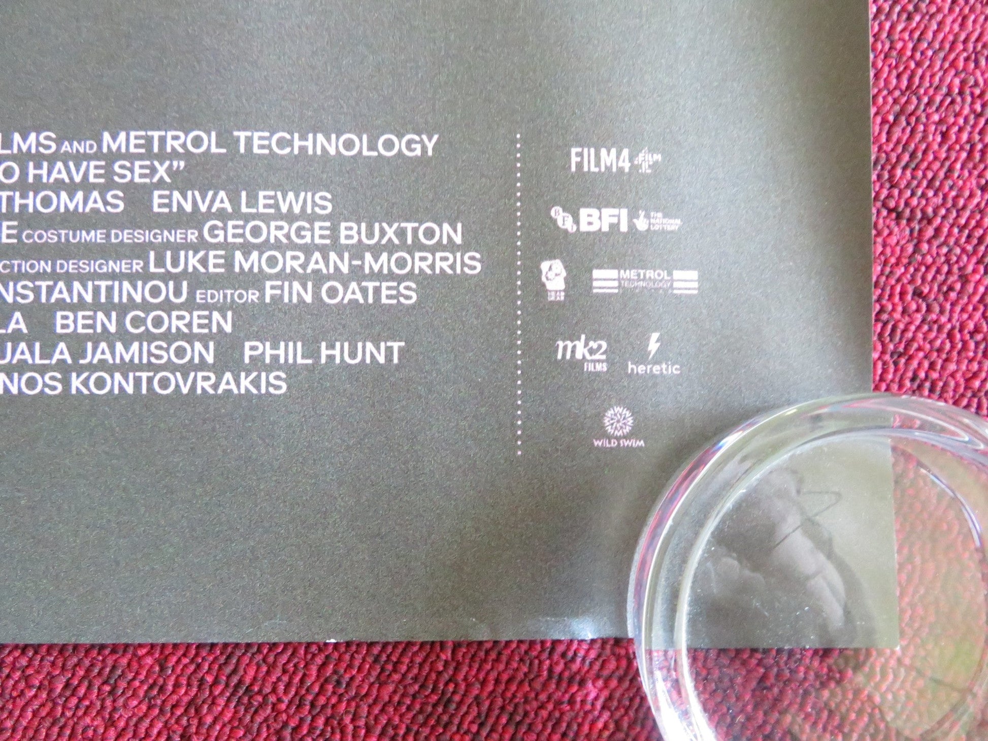 HOW TO HAVE SEX UK QUAD ROLLED POSTER MIA MCKENNA - BRUCE LARA PEAKE 2023 Rendezvous Cinema Movie posters