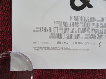 HOW TO LOSE FRIENDS & ALIENATE PEOPLE US ONE SHEET ROLLED POSTER SIMON PEGG 2008 Rendezvous Cinema Movie posters