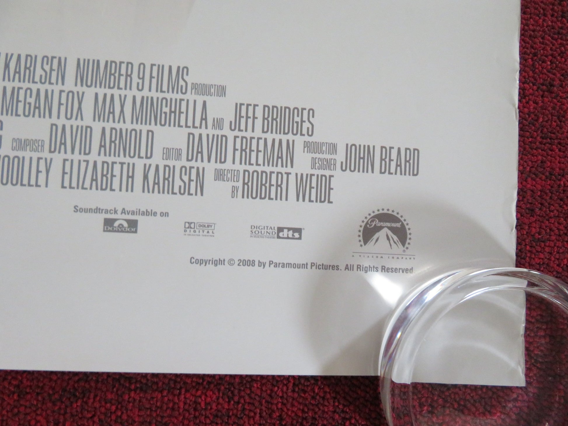 HOW TO LOSE FRIENDS & ALIENATE PEOPLE US ONE SHEET ROLLED POSTER SIMON PEGG 2008 Rendezvous Cinema Movie posters